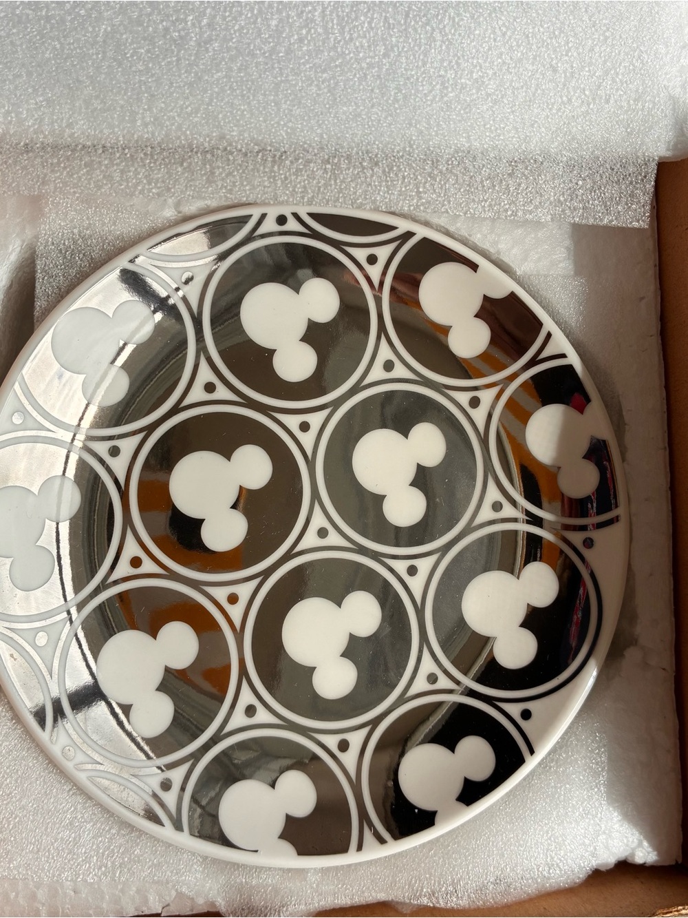 Disney Set of 4 Plates; Decorative; New in Box. 5.5” in diameter.